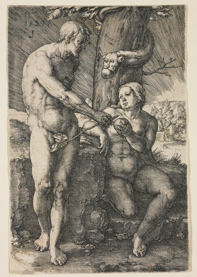 The Fall of Man, 1529 by Lucas van Leyden